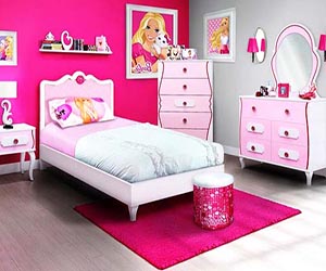 barbie pink room