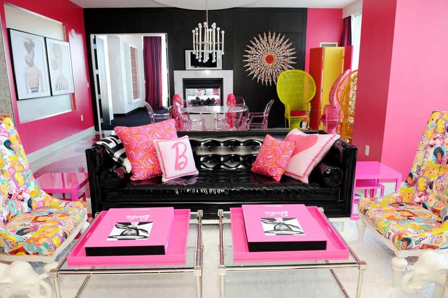 barbie living room