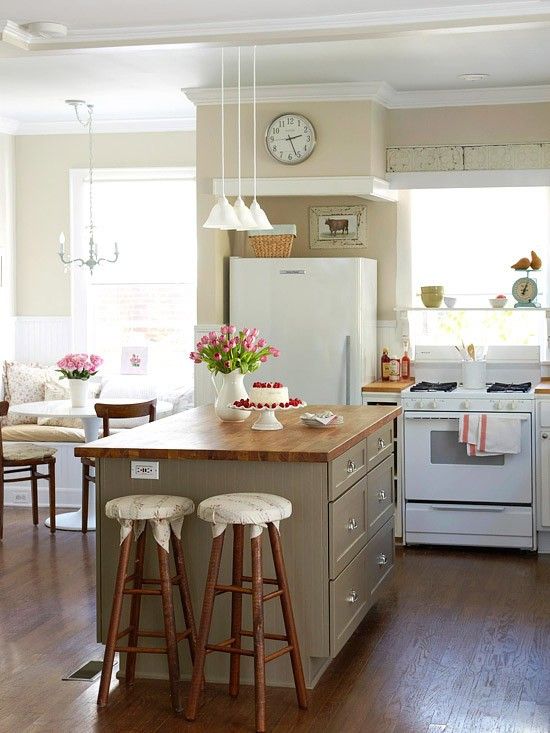 Cream And Taupe Kitchen Room Decor And Design