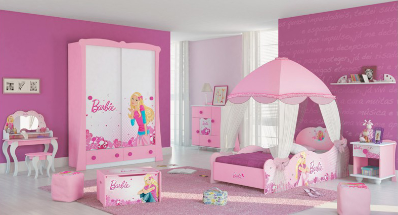 Purple Barbie Bedroom Room Decor And Design