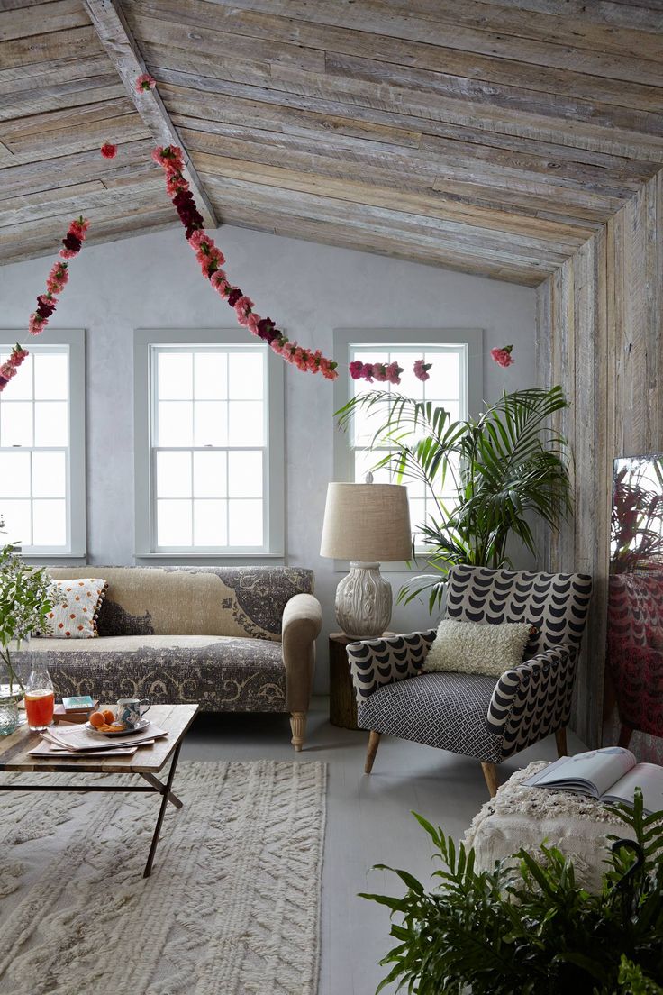 Rustic Living Room With Wooden Walls And Ceiling Room